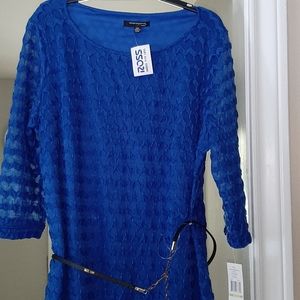 Size 18W  blue dress